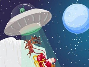 Santa Holiday Alien Defense
