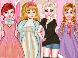 Princess Dress Up Paper Doll Game