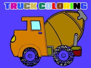 Trucks Coloring Book Online Game Coloring Game