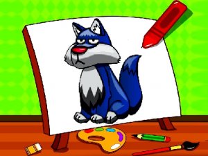 Easy Kids Coloring Walfs Online Coloring Game
