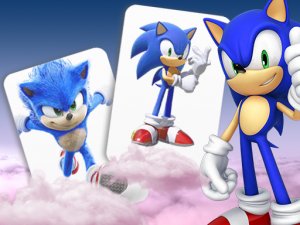 Sonic Card Match Puzzle Game