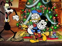Preparing Mickey For Christmas Match 3 Puzzle Game
