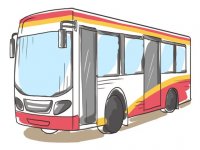 Cartoon Bus Slide Puzzle Game - Puzzle Game