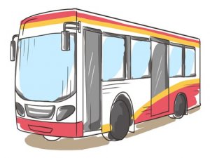 Cartoon Bus Slide Puzzle Game - Puzzle Game