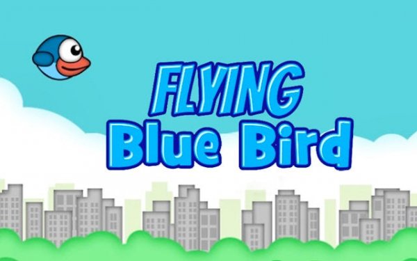 Flying Blue Bird: Tap to Fly Adventure Online Game