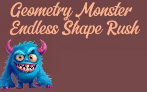 Geometry Monster: Endless Shape Rush - Hyper Casual Runner