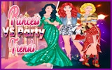 Princesses vs Party Trends: Fashion Makeover Game - Dress Up Game